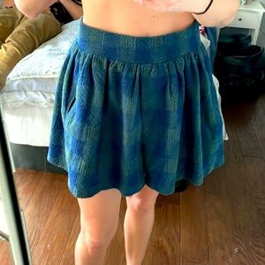 Plaid skater skirt